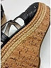 Prada 100% Leather Black leather espadrille Wedges Size EU 37 - photo 8