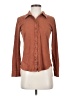 Gap Brown Long Sleeve Button-Down Shirt Size XS - photo 1