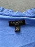 Talbots 100% Polyester Blue 3/4 Sleeve Blouse Size XL (petite) - photo 7