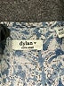 Dylan 100% Cotton Blue 3/4 Sleeve Blouse Size XS - photo 7
