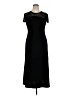 Connected Apparel 100% Polyester Black Casual Dress Size 14 (petite) - photo 1