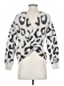Cherish Animal Print Silver Pullover Sweater Size S - photo 2