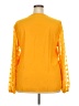 Unbranded 100% Polyester Yellow Long Sleeve Blouse Size XXL - photo 2
