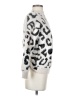 Cherish Animal Print Silver Pullover Sweater Size S - photo 4