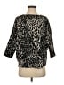 Tres Jolie Animal Print Black Pullover Sweater Size S - photo 1