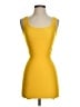 Bebe Solid Yellow Cocktail Dress Size S - photo 1