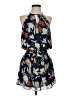 Parker 100% Polyester Floral Blue Casual Dress Size S - photo 1