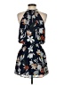 Parker 100% Polyester Floral Blue Casual Dress Size S - photo 2