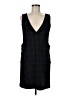 MNG Plaid Black Cocktail Dress Size 8 - photo 1