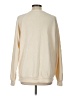 ALTERNATIVE Solid Ivory Pullover Sweater Size L - photo 2