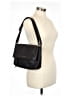 Cole Haan 100% Leather Solid Gray Black Leather Messenger One size - photo 2