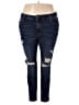 Maurices Hearts Blue Jeans Size 22W R - photo 1