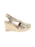 Impo Animal Print Gray Gold Wedges Size 6 - photo 1
