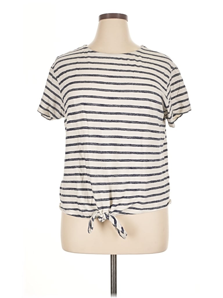 Pre-owned Old Navy Short Sleeve T-shirt In Ivory