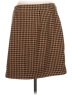 Nine West Houndstooth Brown Casual Skirt Size L - photo 2