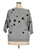 PREMISE Stars Gray Pullover Sweater Size 2X - photo 2