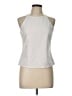 Theory White Sleeveless Blouse Size L - photo 1