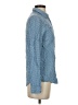 Superdry Polka Dots Blue Long Sleeve Button-Down Shirt Size XS - photo 4
