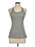 Nike 100% Polyester Gray Active Tank Size L - photo 1