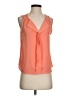 E&M Collection 100% Polyester Orange Sleeveless Blouse Size S - photo 1