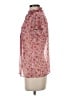 W by Worth 100% Polyester Red Short Sleeve Blouse Size 4 - photo 5