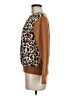 CATHERINE Catherine Malandrino 100% Polyester Animal Print Brown Pullover Sweater Size M - photo 5