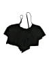 Shein Solid Black Swimsuit Top Size XL - photo 2