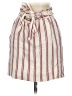 Express Stripes Ivory Casual Skirt Size XS - photo 1