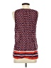 Anne Carson 100% Rayon Red Sleeveless Blouse Size S - photo 2