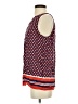 Anne Carson 100% Rayon Red Sleeveless Blouse Size S - photo 5