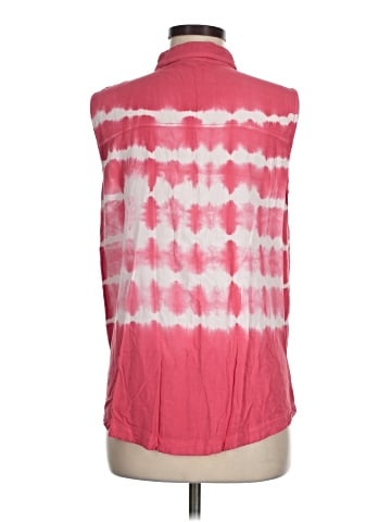 a.n.a. A New Approach Sleeveless Button-Down Shirt (view 2)