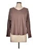 Natori 100% Polyester Brown 3/4 Sleeve T-Shirt Size L - photo 1