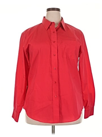 Foxcroft Long Sleeve Button-Down Shirt (view 1)