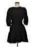 Zara 100% Polyester Solid Black Casual Dress Size M - photo 1