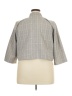 ELOQUII Checkered-gingham Gray Tan Blazer Size 22 - photo 2