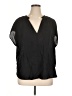 H&M Black Short Sleeve Blouse Size XL - photo 1