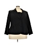 Lane Bryant 100% Polyester Black Blazer Size 24 - photo 1