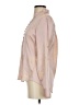 Express 100% Polyester Metallic Pink Long Sleeve Blouse Size XS - photo 5
