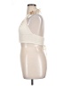 Romwe Ivory Sleeveless Blouse Size 1X - photo 5