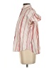 Madewell 100% Cotton Stripes Ivory Short Sleeve Blouse Size XS - photo 5