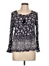 Old Navy 100% Rayon Blue Long Sleeve Blouse Size L - photo 1