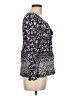 Old Navy 100% Rayon Blue Long Sleeve Blouse Size L - photo 4