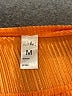 Just Be... 100% Polyester Orange Short Sleeve Blouse Size M - photo 7