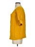 J.Crew 100% Viscose Yellow 3/4 Sleeve Blouse Size XS - photo 5