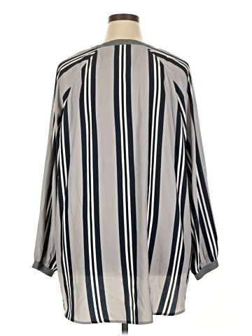 Melissa McCarthy Seven7 3/4 Sleeve Blouse (view 2)