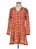 Roberta Roller Rabbit 100% Cotton Print Orange Casual Dress Size S - photo 1