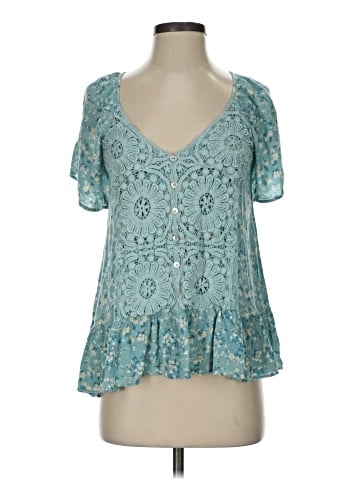 Miss Me Short Sleeve Blouse (view 1)