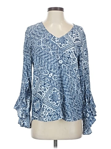 Karen Kane Long Sleeve Blouse (view 1)