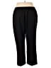 Alfred Dunner 100% Polyester Solid Black Active Pants Size 18w - photo 2