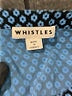 Whistles Polka Dots Blue Long Sleeve Blouse Size 6 - photo 7